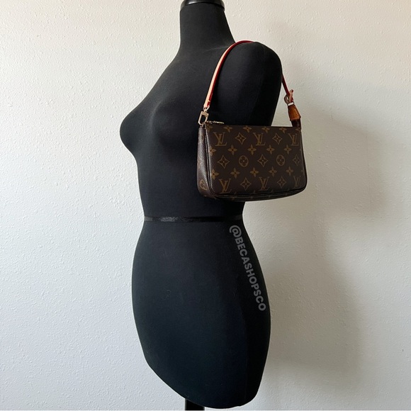 Single Buckle Genuine Vachetta Wristlet Strap Replacement/ Extension 15” Long - Picture 6 of 7